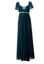 grote maat galajurk kleur petrol maat 46, 48 sale, Neuf, Robe de gala, Taille 46/48 (XL) ou plus grande, Enlèvement ou Envoi