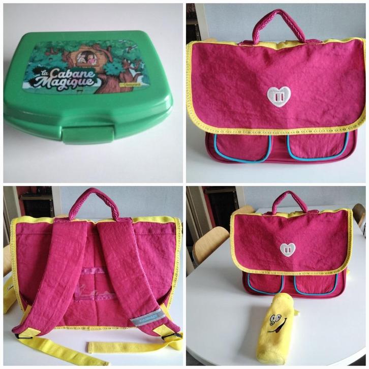 CAMPUS kinderkoffer + draagtas + snackbox, Kinderen en Baby's, Kinderspulletjes, Gebruikt, Ophalen of Verzenden