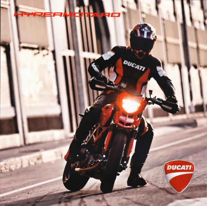 Ducati Hypermotard brochure, Motoren, Handleidingen en Instructieboekjes, Ducati, Ophalen of Verzenden