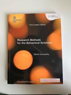 Handboek Research Methods for the Behavioral Sciences, Boeken, Studieboeken en Cursussen, Ophalen, Nieuw, Overige niveaus