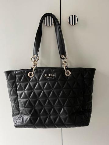 Nieuwe shopper / schoudertas Guess - Zwart beschikbaar voor biedingen