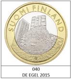 5 euros Finlande 2015 LE HÉRISSON, 5 euros, Finlande, Enlèvement ou Envoi