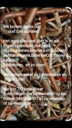 Gratis ophalen van oud ijzer, Tuin en Terras, Ophalen of Verzenden