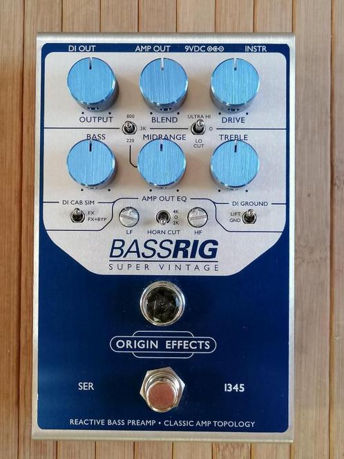 Origin Effects Bassrig Super Vintage, Muziek en Instrumenten, Effecten, Zo goed als nieuw, Overige typen, Ophalen of Verzenden