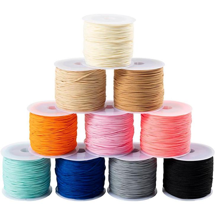 Cordon polyester 0,6 mm 1050 m couleurs, Hobby & Loisirs créatifs, Bricolage, Neuf, Matériel, Envoi