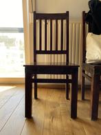 6 stoelen Koloniale stijl, Huis en Inrichting, Stoelen, Vijf, Zes of meer stoelen, Koloniaal, Gebruikt, Bruin