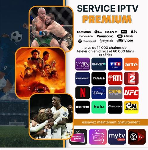 Premuim IPTV formulerZ / Firestick / Smart TV, TV, Hi-fi & Vidéo, Antennes paroboliques, Comme neuf, Accessoires d'antenne (parabolique)
