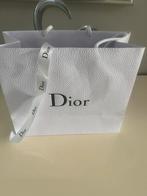 DIOR Moyen Petit Sac Shopping Carton Papier Blanc /noir, Ophalen of Verzenden, Nieuw