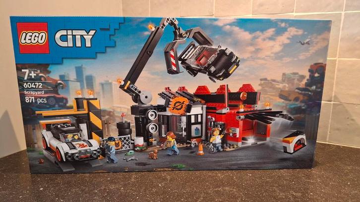 Lego 60472 City Schroothoop met auto's ONGEOPEND, Enfants & Bébés, Jouets | Duplo & Lego, Neuf, Lego, Ensemble complet, Enlèvement ou Envoi