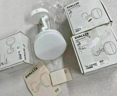 IKEA SVALLIS LED Wandlamp + Zwenkarm Wit 6" 803.570.76 lamp, Huis en Inrichting, Lampen | Wandlampen, Nieuw, Kunststof, Metaal