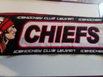 🪶Echarpe - Chiefs Leuven Ice Hockey - Foulard - collector �, Comme neuf, Fanion ou Écharpe, Enlèvement ou Envoi