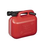 Jerrycan / Benzinekan 5L kunststof rood UN-gekeurd, Motoren, Ophalen of Verzenden