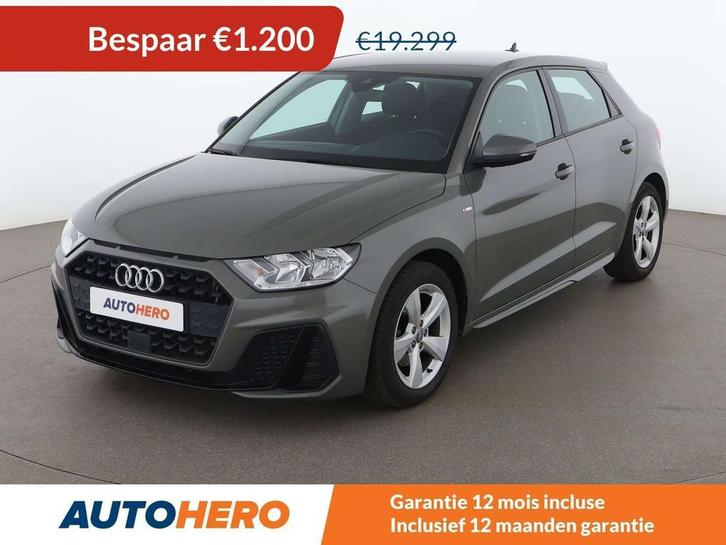 Audi A1 30 TFSI S Line (bj 2019), Auto's, Audi, Te koop, A1, ABS, Airbags, Airconditioning, Bluetooth, Boordcomputer, Centrale vergrendeling