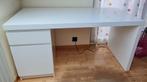 Bureau IKEA MALM, blanc, Huis en Inrichting, Bureaus, Ophalen, Gebruikt, Bureau