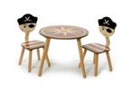 KINDERTAFEL EN STOELTJES PIRATEN NIEUW, Kinderen en Baby's, Kinderkamer | Tafels en Stoelen, Verzenden, Nieuw, Tafel(s) en Stoel(en)