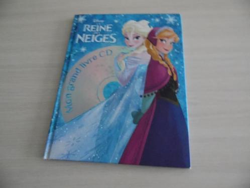 LA REINE DES NEIGES MON GRAND LIVRE + CD    DISNEY, Livres, Livres pour enfants | 4 ans et plus, Comme neuf, Contes (de fées)