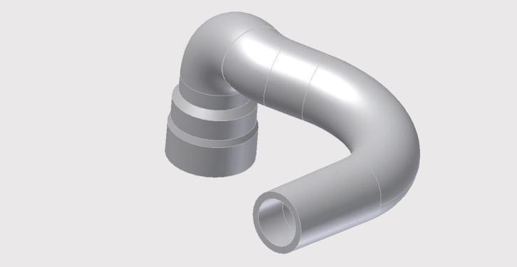 Bovenste radiatorslang 3285477 Volvo 343-340 B14 1982-1985, Auto-onderdelen, Motor en Toebehoren, Volvo, Nieuw, Ophalen of Verzenden