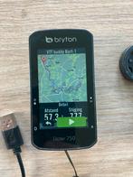 Bryton Rider 750 fiets GPS, Fietsen en Brommers, Fietsaccessoires | Fietscomputers, Gebruikt, Ophalen, GPS