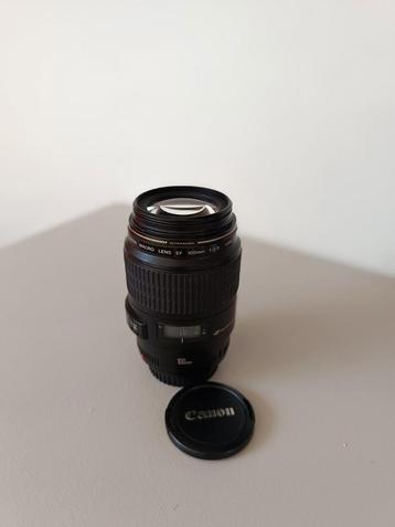 Canon EF 100mm f/2.8 USM macro, Enlèvement ou Envoi, Comme neuf