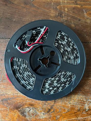 5M 90W 300SMD WS2812B LED RGB Black Strip Waterproof beschikbaar voor biedingen