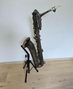 baritonsaxofoon, Muziek en Instrumenten, Ophalen, Zo goed als nieuw, Bariton, Met koffer
