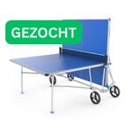 GEZOCHT: pingpongtafel / Tafeltennis tafel, Sport en Fitness, Tafeltennis, Ophalen of Verzenden, Zo goed als nieuw, Tafel Outdoor