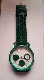 Montre femme couleur bracelet vert, Nieuw, Ophalen of Verzenden, Polshorloge