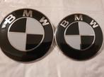 Bmw motorkap capot kofferbak logo zwart wit 82 mm 74 mm, Auto-onderdelen, Ophalen of Verzenden, Nieuw, BMW