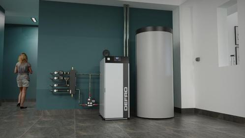 Defro Optima HG houtvergasser, Doe-het-zelf en Bouw, Verwarming en Radiatoren, Kachel, Ophalen of Verzenden