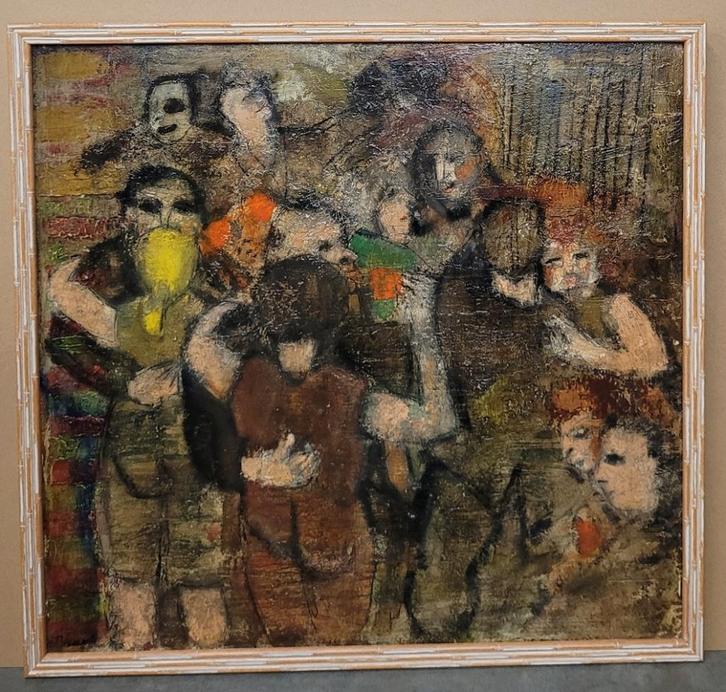 Harry BUYCK, Bal populaire, Antiquités & Art, Art | Peinture | Classique, Enlèvement ou Envoi