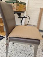 keukentafel en 4stoelen, Ophalen, Gebruikt, Bruin