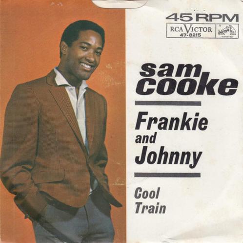 Sam Cooke ‎– Frankie And Johnny " Popcorn ' 7 ", CD & DVD, Vinyles Singles, Utilisé, Single, R&B et Soul, 7 pouces, Enlèvement ou Envoi