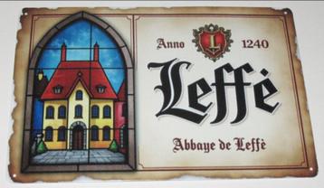 LEFFE : Metalen Bord Leffe Abdijbier - Anno 1240 beschikbaar voor biedingen