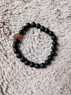 Zwarte obsidiaan armband, Ophalen of Verzenden, Zo goed als nieuw