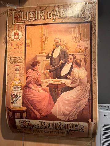 Affiche promotionnelle Elicier d'Anvers, Enlèvement