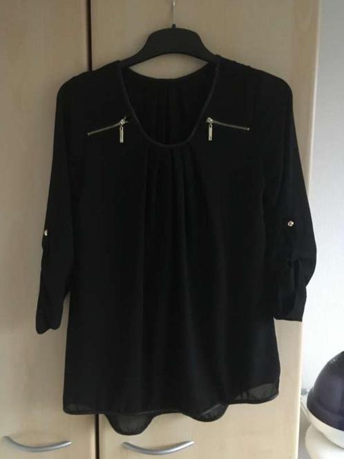 Zwart bloesje maat XS mooie rugafwerking, Vêtements | Femmes, Blouses & Tuniques, Taille 34 (XS) ou plus petite, Noir, Enlèvement ou Envoi