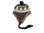 (1) -bonnet noir et blanc t.M -, Ophalen of Verzenden, Zo goed als nieuw, Maat 38/40 (M), Muts