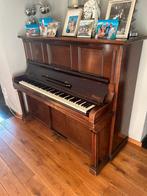 Antieke buffet piano, Muziek en Instrumenten, Piano's, Ophalen, Gebruikt, Bruin, Piano