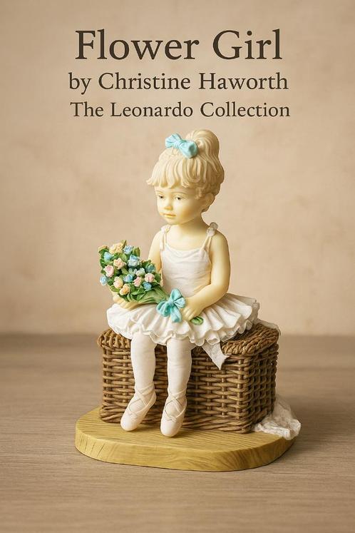 Porseleinen beeldje “Flower Girl” – Christine Haworth, Antiek en Kunst, Antiek | Porselein, Ophalen