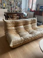 Ligne Roset Togo 3 places cuir Fauve / Camel clair, Huis en Inrichting, Zetels | Zetels en Chaises Longues, Ophalen, Gebruikt