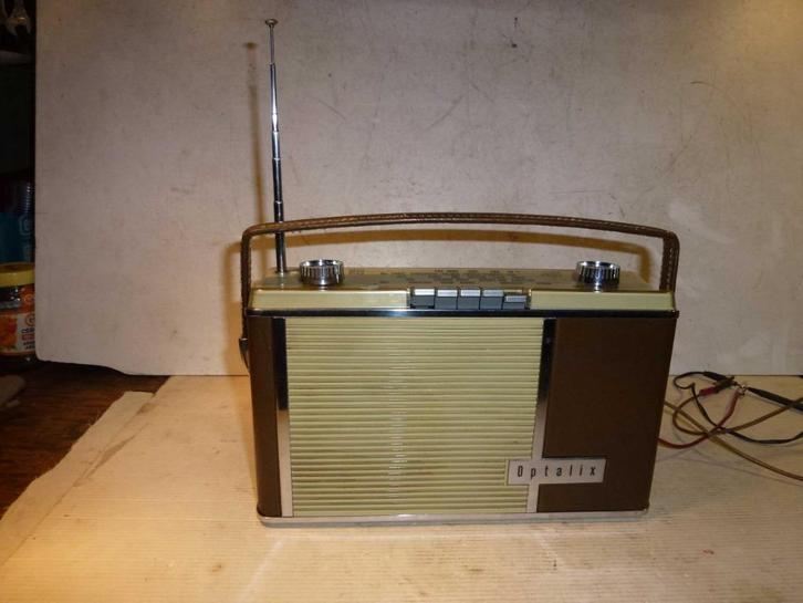 Radio Vintage OPTALIX model Mercedes 2 erg mooi, Audio, Tv en Foto, Radio's, Refurbished, Radio, Ophalen of Verzenden