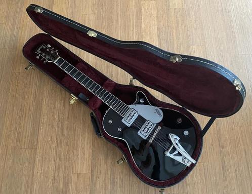 Gretsch G6128T-TVP Power Jet met Bigsby, Muziek en Instrumenten, Snaarinstrumenten | Gitaren | Elektrisch, Zo goed als nieuw, Semi-solid body