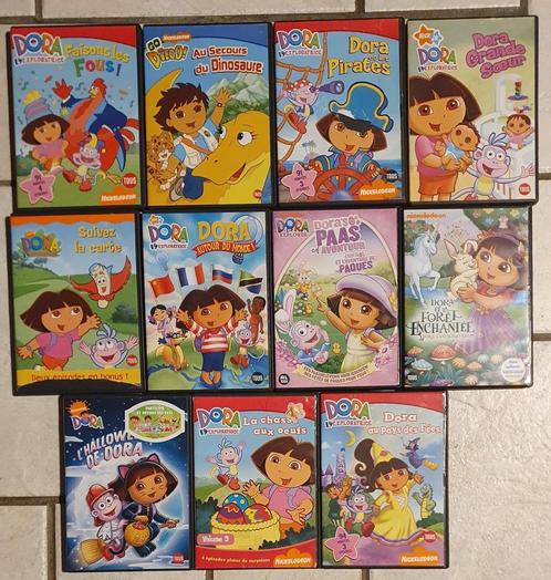 11 DVD  "Dora l'Exploratrice" multilingues, Cd's en Dvd's, Dvd's | Documentaire en Educatief, Zo goed als nieuw, Overige typen