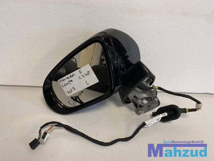 MERCEDES E KLASSE C238 COUPE zwart links spiegel left mirror, Auto-onderdelen, Spiegels, Mercedes-Benz, Gebruikt