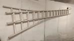 Houten ladder 2x16 treden, Doe-het-zelf en Bouw, Ophalen, Gebruikt, Ladder