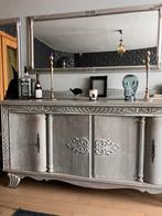 Dressoirkast en spiegel, Huis en Inrichting, Kasten | Dressoirs, Ophalen, Gebruikt, Overige houtsoorten