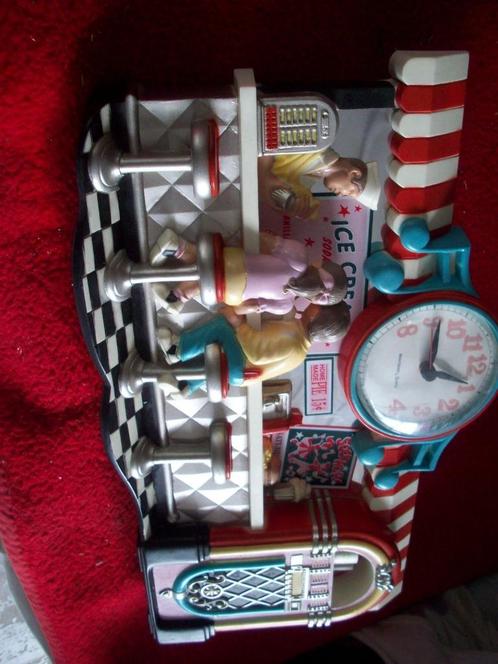 jukebox wurlitzer klok muur decoratie, Verzamelen, Automaten | Jukeboxen, Gebruikt, Wurlitzer, 1950 tot 1960, Ophalen of Verzenden