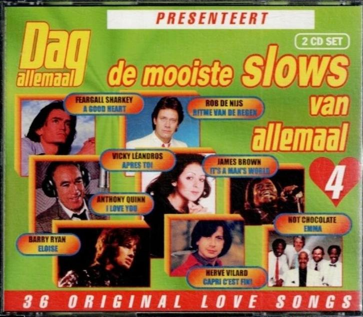 2 x cd    -   De Mooiste Slows Van Allemaal - 4, Cd's en Dvd's, Cd's | Overige Cd's, Ophalen of Verzenden