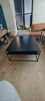 Salontafel metaal zwart, Huis en Inrichting, Tafels | Salontafels, Ophalen, Zo goed als nieuw, Metaal, Minder dan 50 cm
