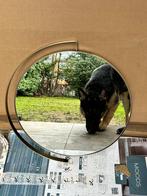 Wandspiegel, ronde spiegel, diameter 46 cm, goud, metaal,, Huis en Inrichting, Ophalen, Minder dan 50 cm, Rond, Nieuw